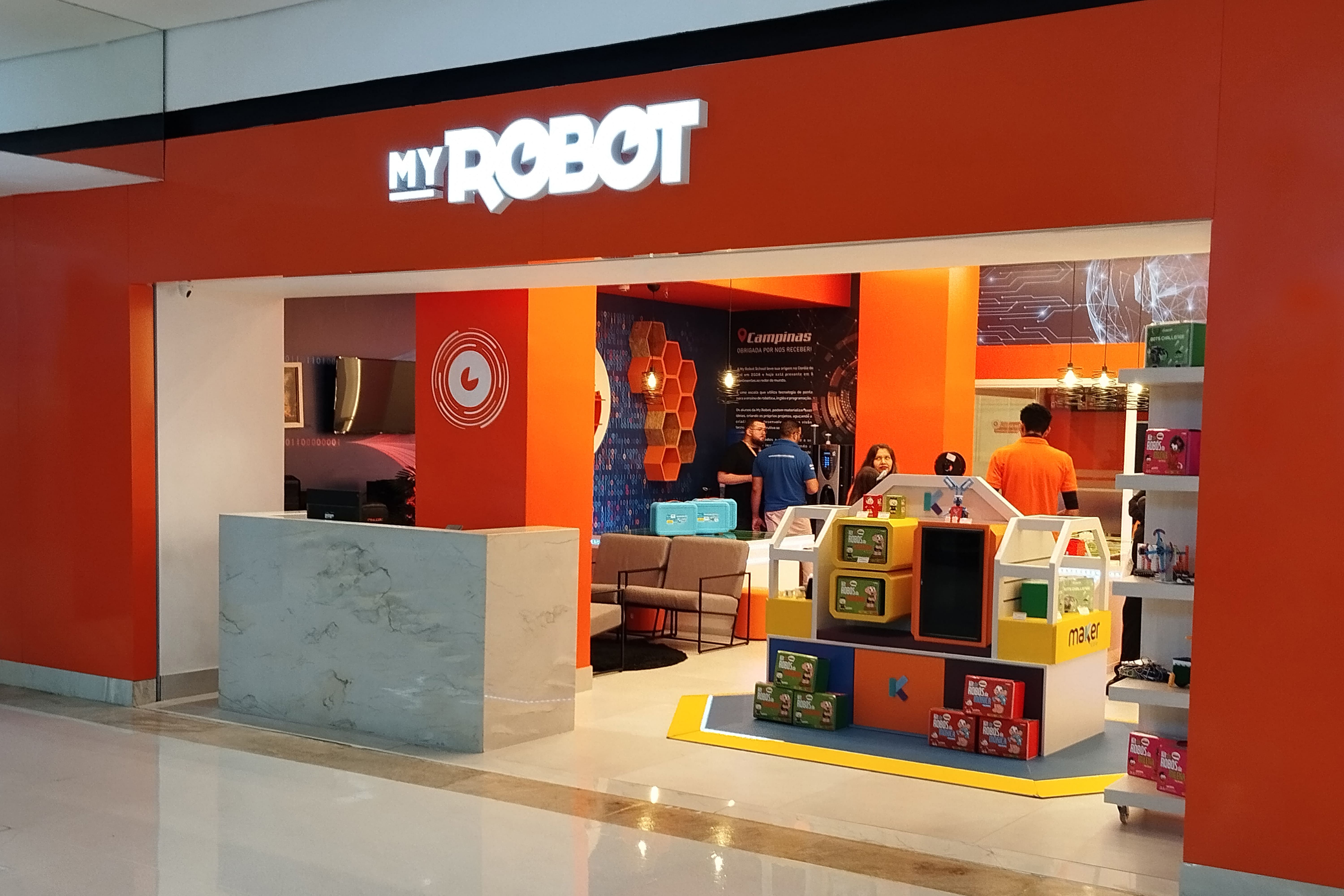 City skyline at sunset with skyscrapers and colorful sky